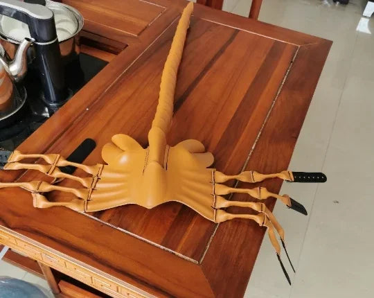 Raxiva - Horror Rubber Scary Half Face Bug Mask - Halloween Alien Hugger Costume Scorpion Mask Party Cosplay Props