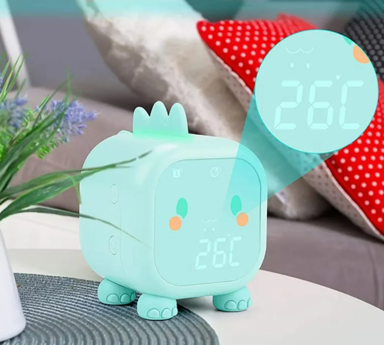 Raxiva - Kids Sleep Trainer Alarm Clock - Digital LED Timer