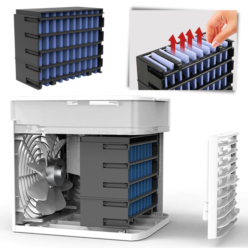 Raxiva - Mini air conditioner 3 in 1