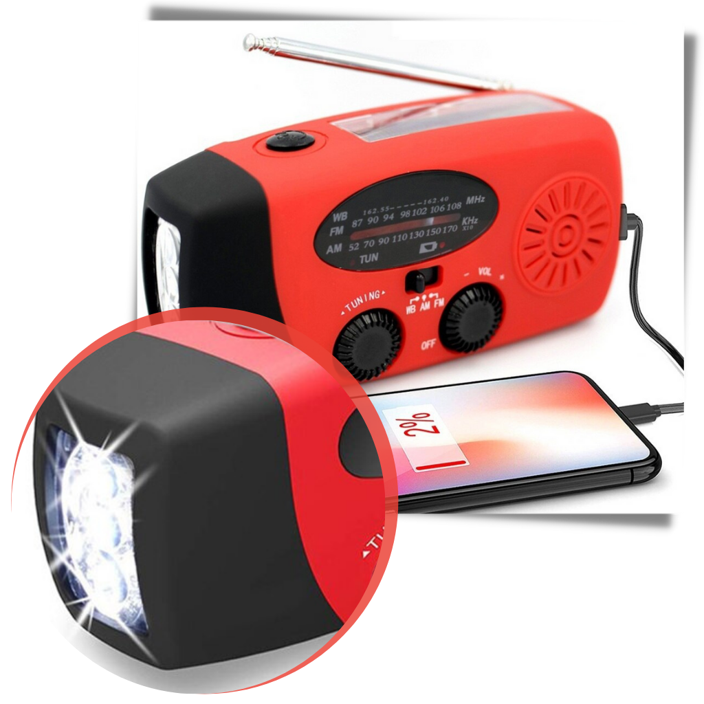 Raxiva - Multifunctional Dynamo Emergency Radio