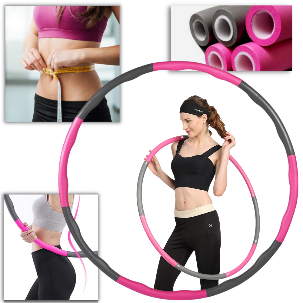 Raxiva - Padded Fitness Hula Hoop Adjustable