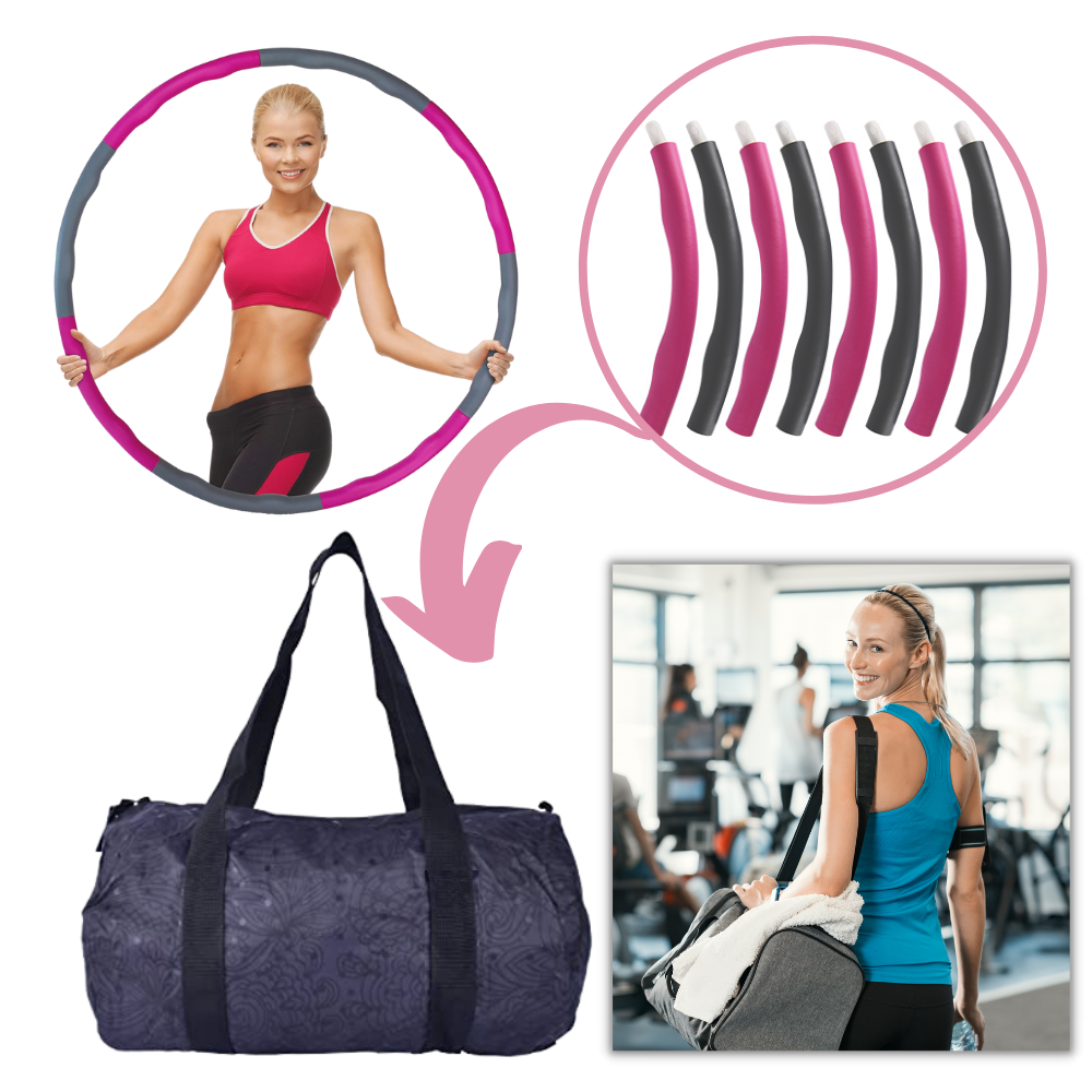 Raxiva - Padded Fitness Hula Hoop Adjustable