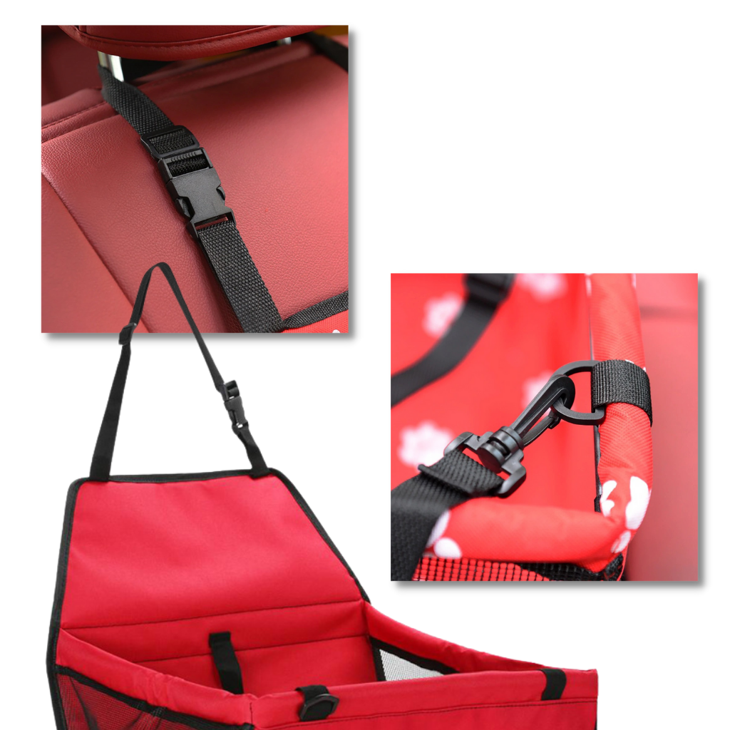 Raxiva - Pet dog car carrier adjustable seat