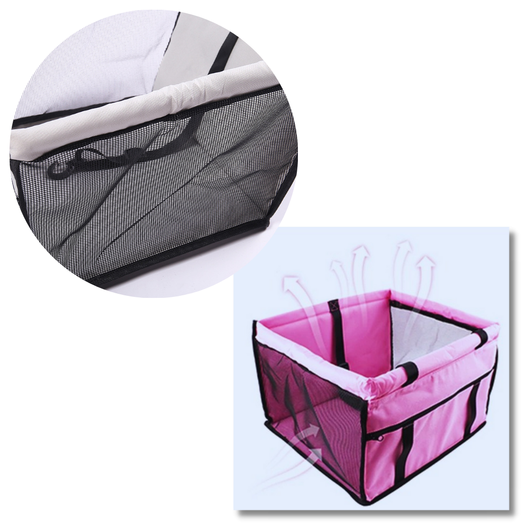 Raxiva - Pet dog car carrier adjustable seat