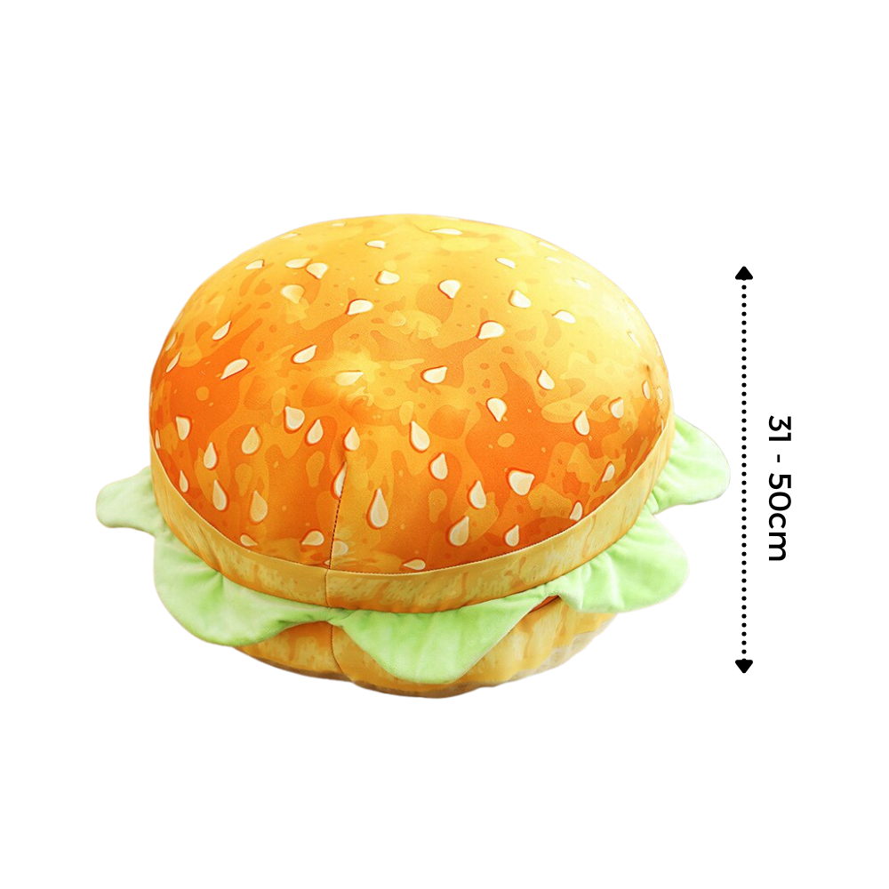 Raxiva - Plush Burger Cushion