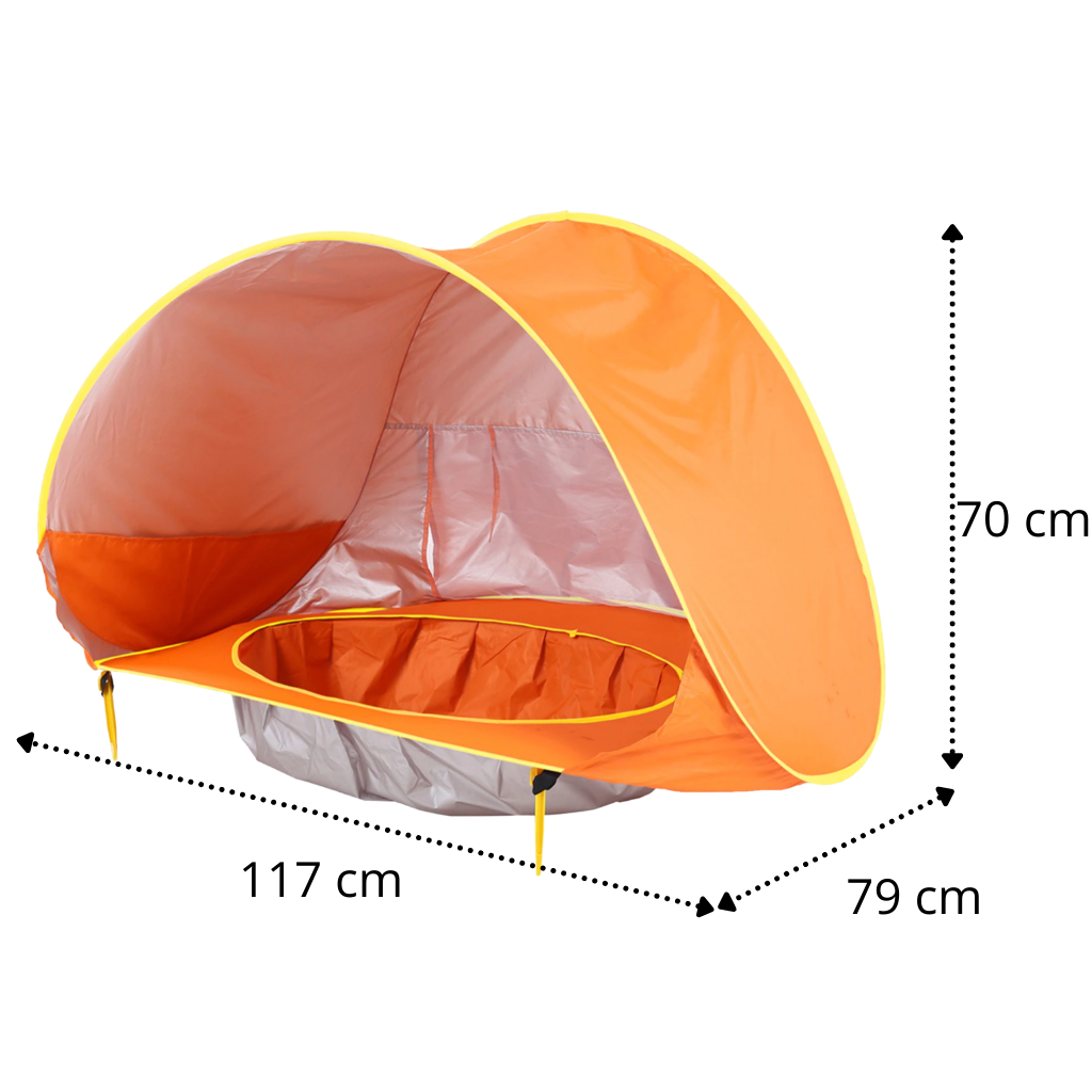 Raxiva - Portable Baby Beach Tent with Mini Pool