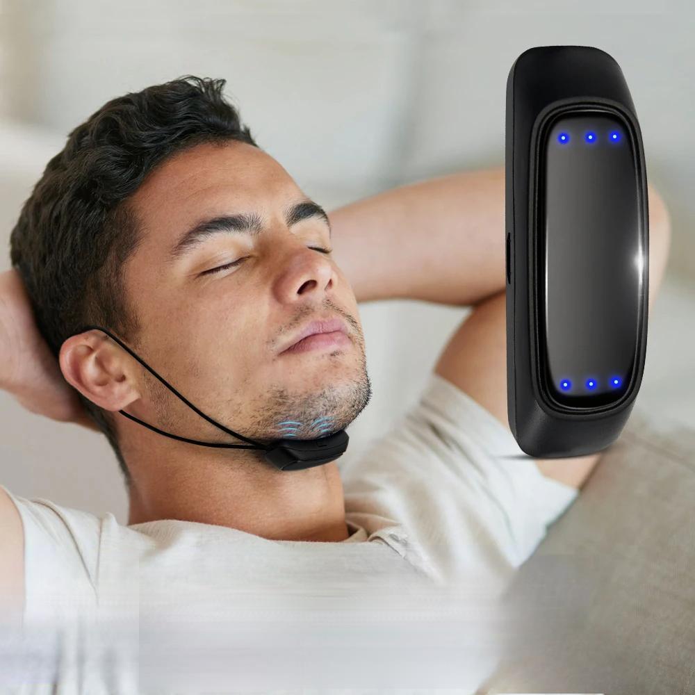 Raxiva - Portable Smart Anti-Snoring Device – USB Rechargeable Aid for Comfortable, Snore-Free Sleep and Sleep Apnea Relief