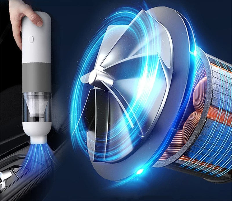 Raxiva - Portable Wireless Car Vacuum Cleaner – Dual-Use for Effortless Home & Car Cleaning