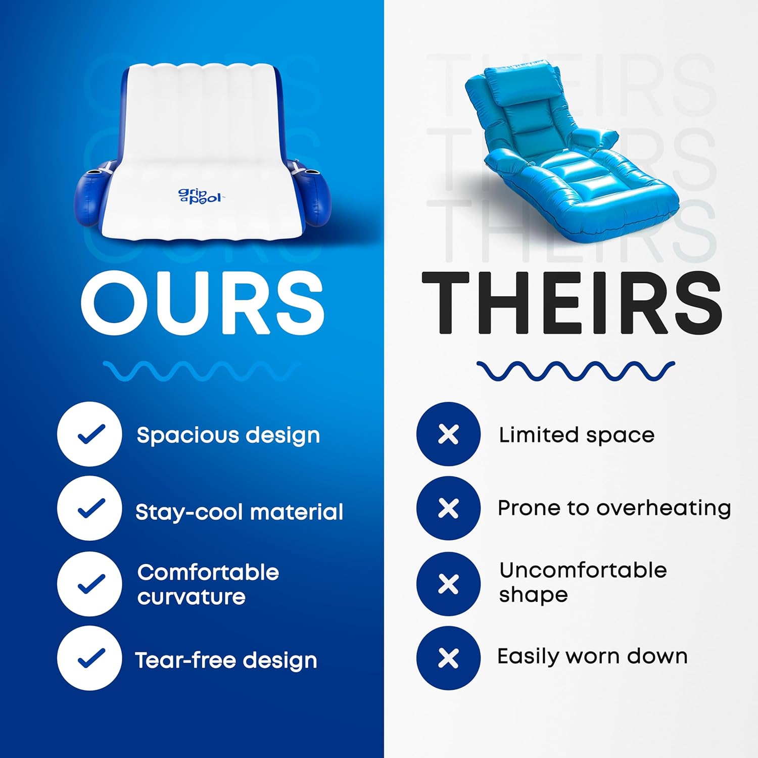 Raxiva - Premium Pool Chair Float