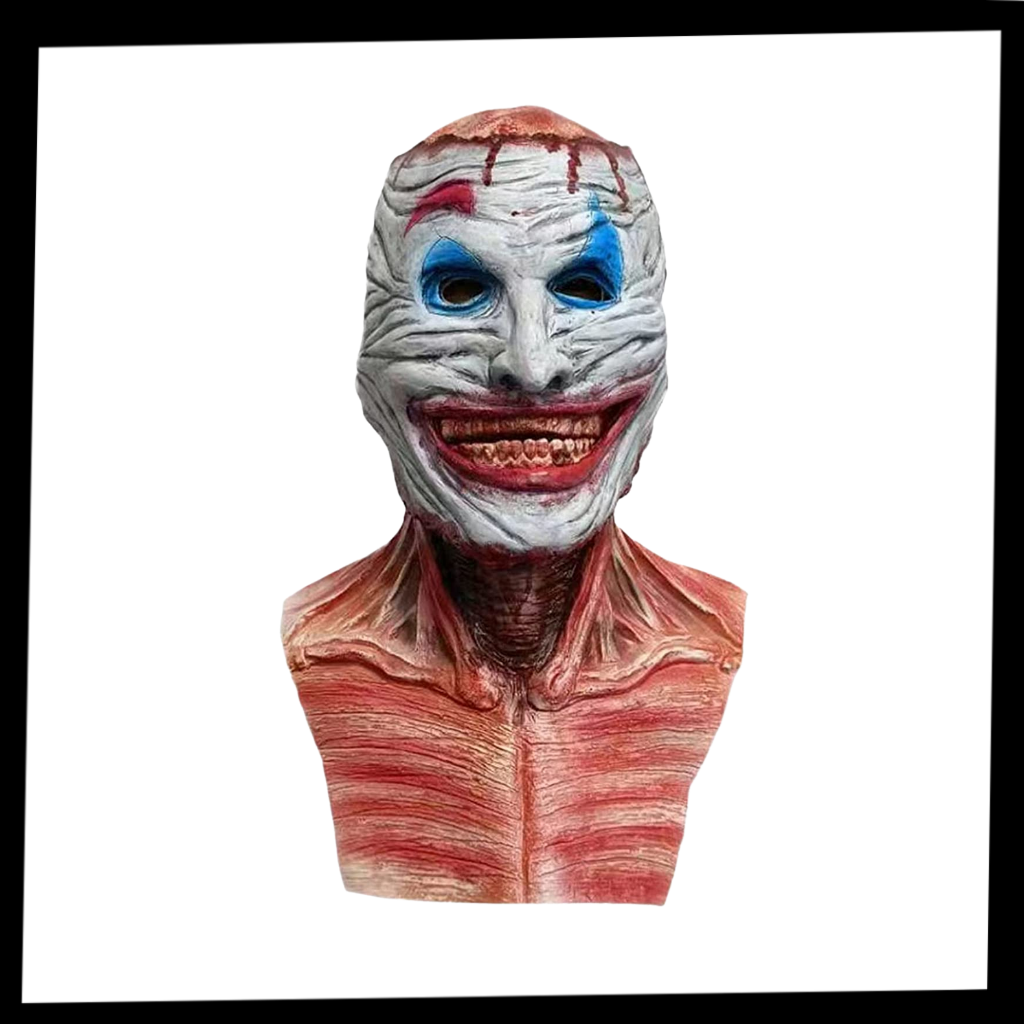 Raxiva - Realistic Halloween Horror Double Mask