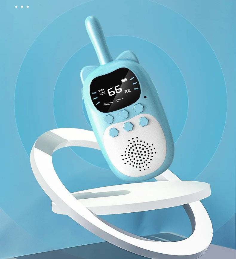 Raxiva - Rechargeable Kids Walkie Talkie – 3km Range Handheld Radio, Fun & Practical Birthday Gift for Kids