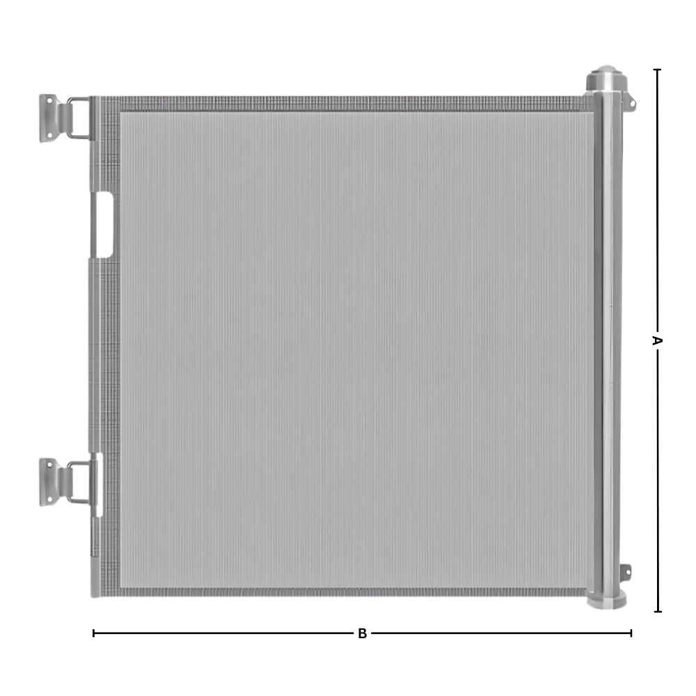 Raxiva - Retractable Sturdy Mesh Pet & Baby Gate