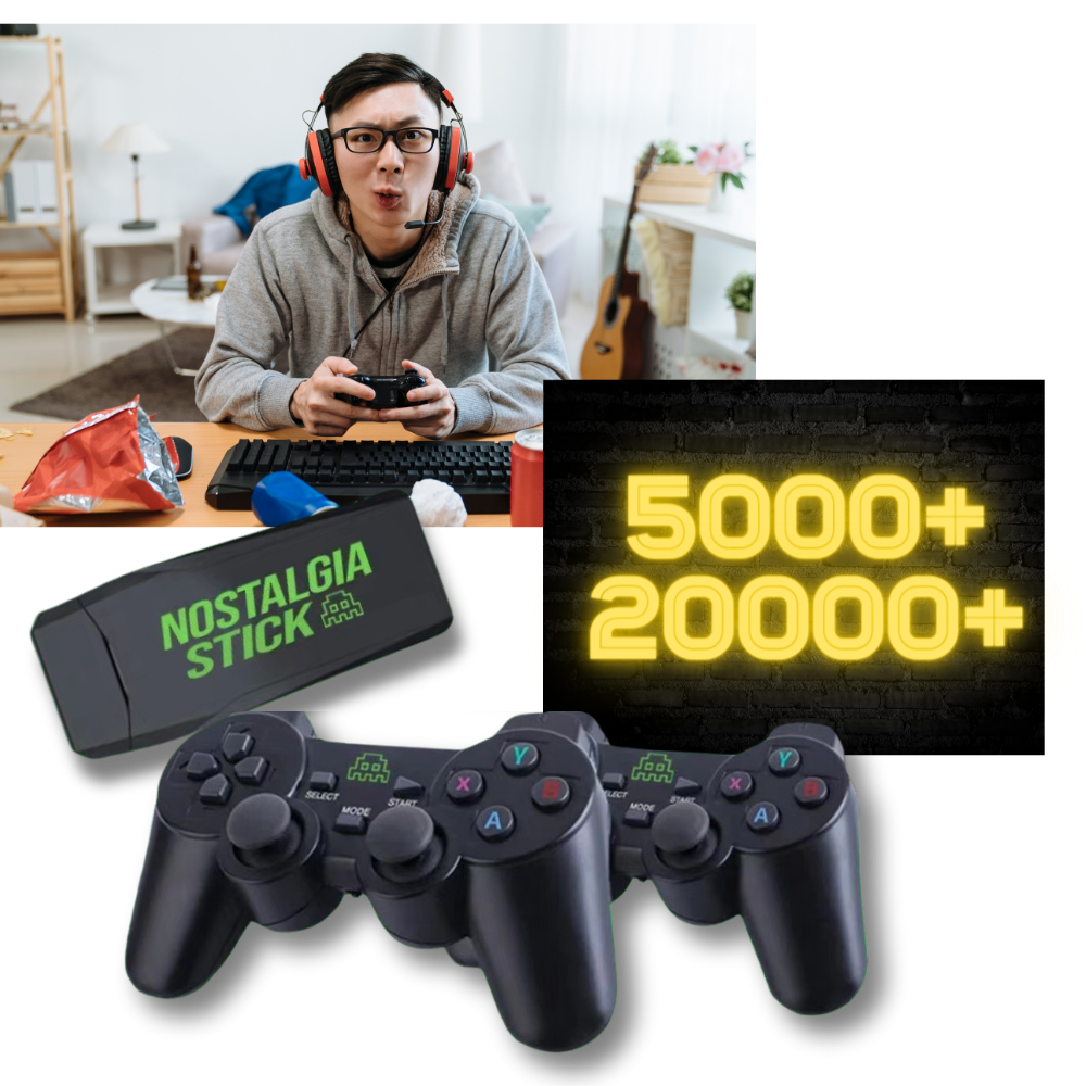 Raxiva - Retro Video Game Consoles & Stick