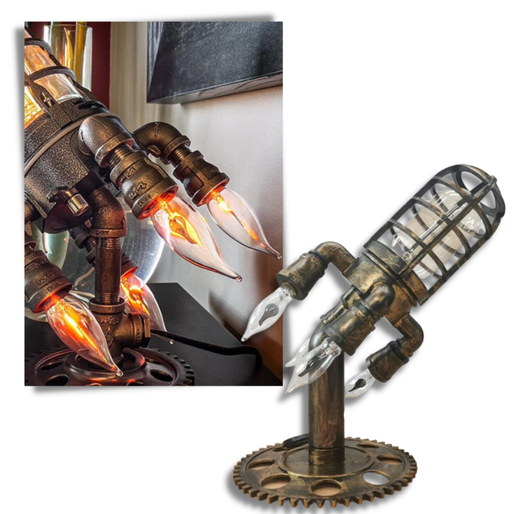 Raxiva - Rocket-shaped LED Lamp