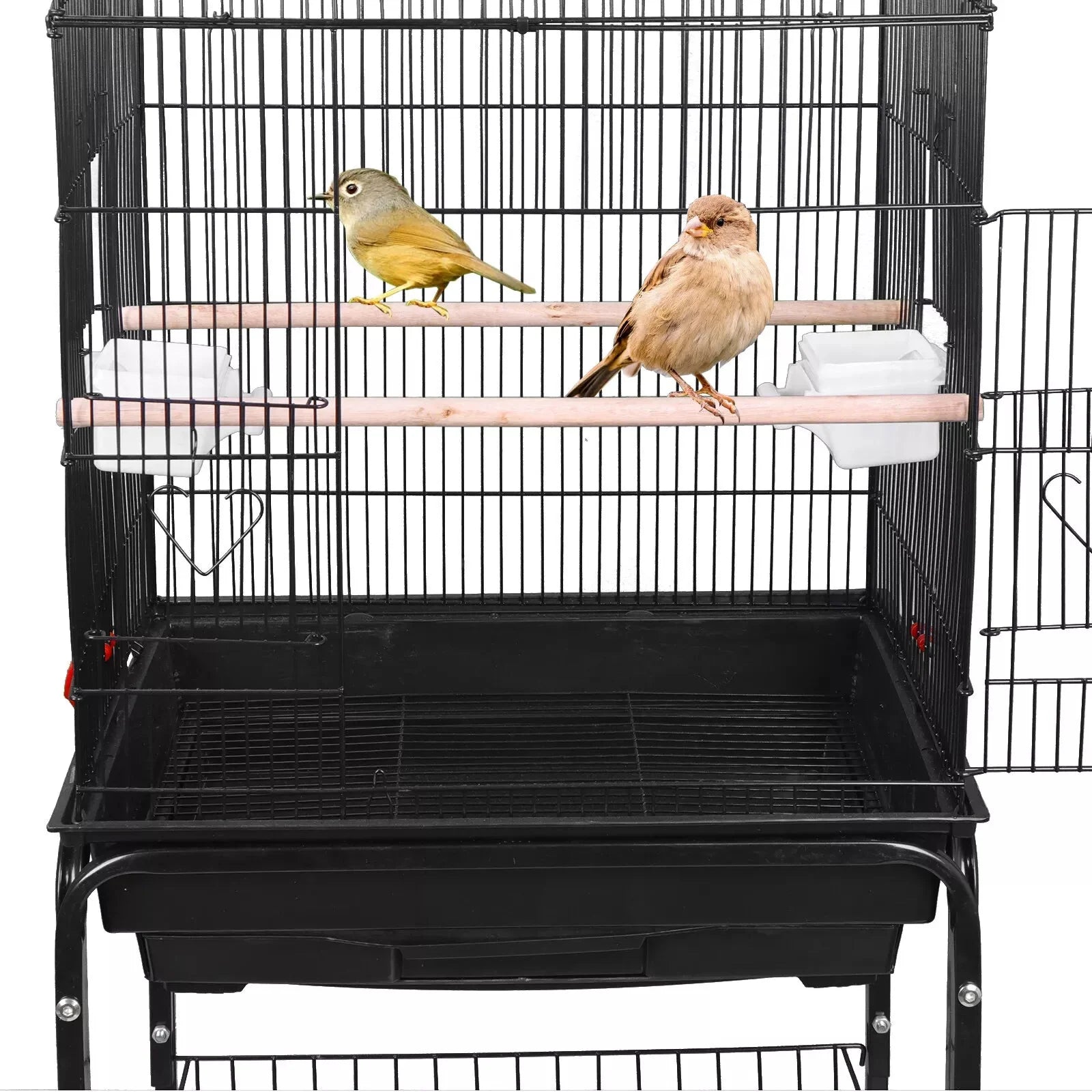 Rolling Bird Parrot Stand Cage-Raxiva-SKU38841708098256957Rolling Bird Parrot Stand Cage7491657728061, Rolling Bird Parrot Stand Cage, , Raxiva, Rolling Bird Parrot Stand Cage,