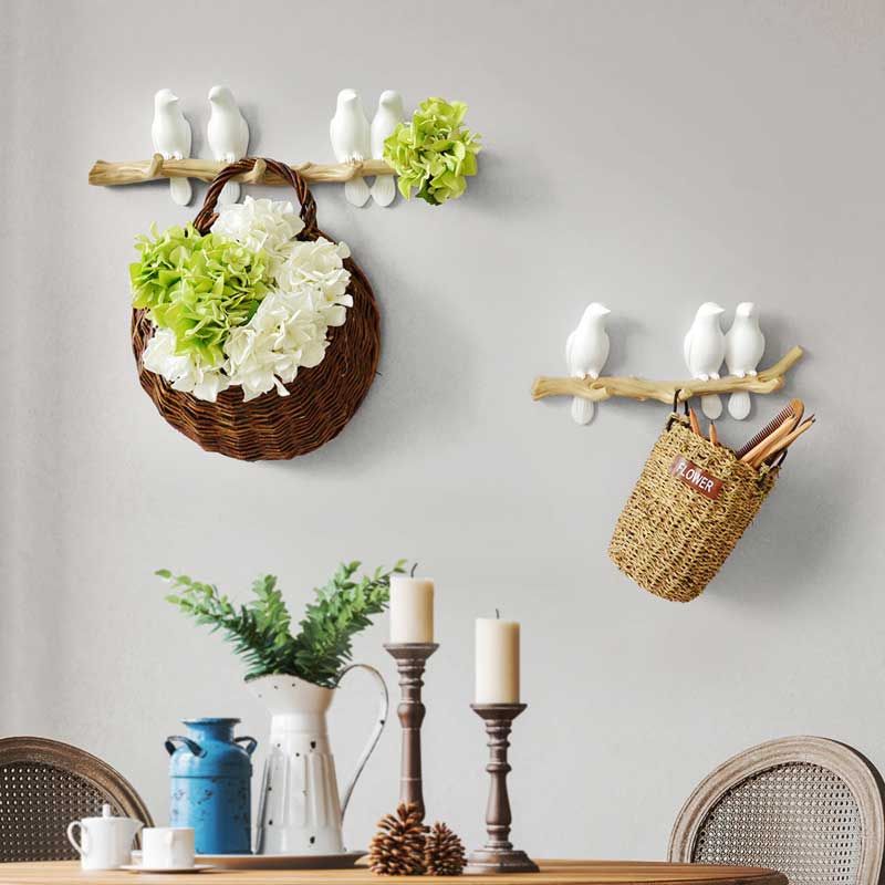 Raxiva singing birds wall hanger decoration