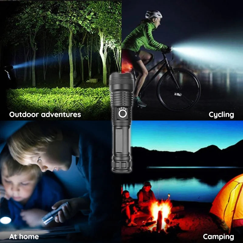 Raxiva usb powerful flashlight