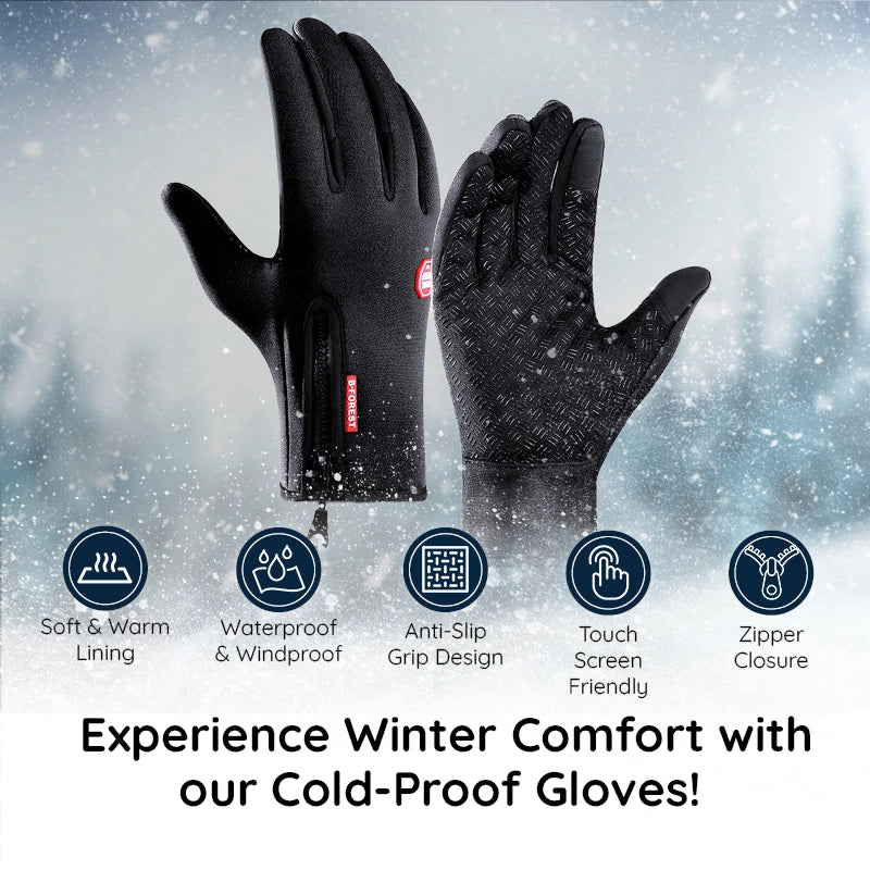 Raxiva unisex thermal touchscreen gloves