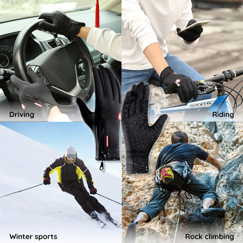 Raxiva unisex thermal touchscreen gloves