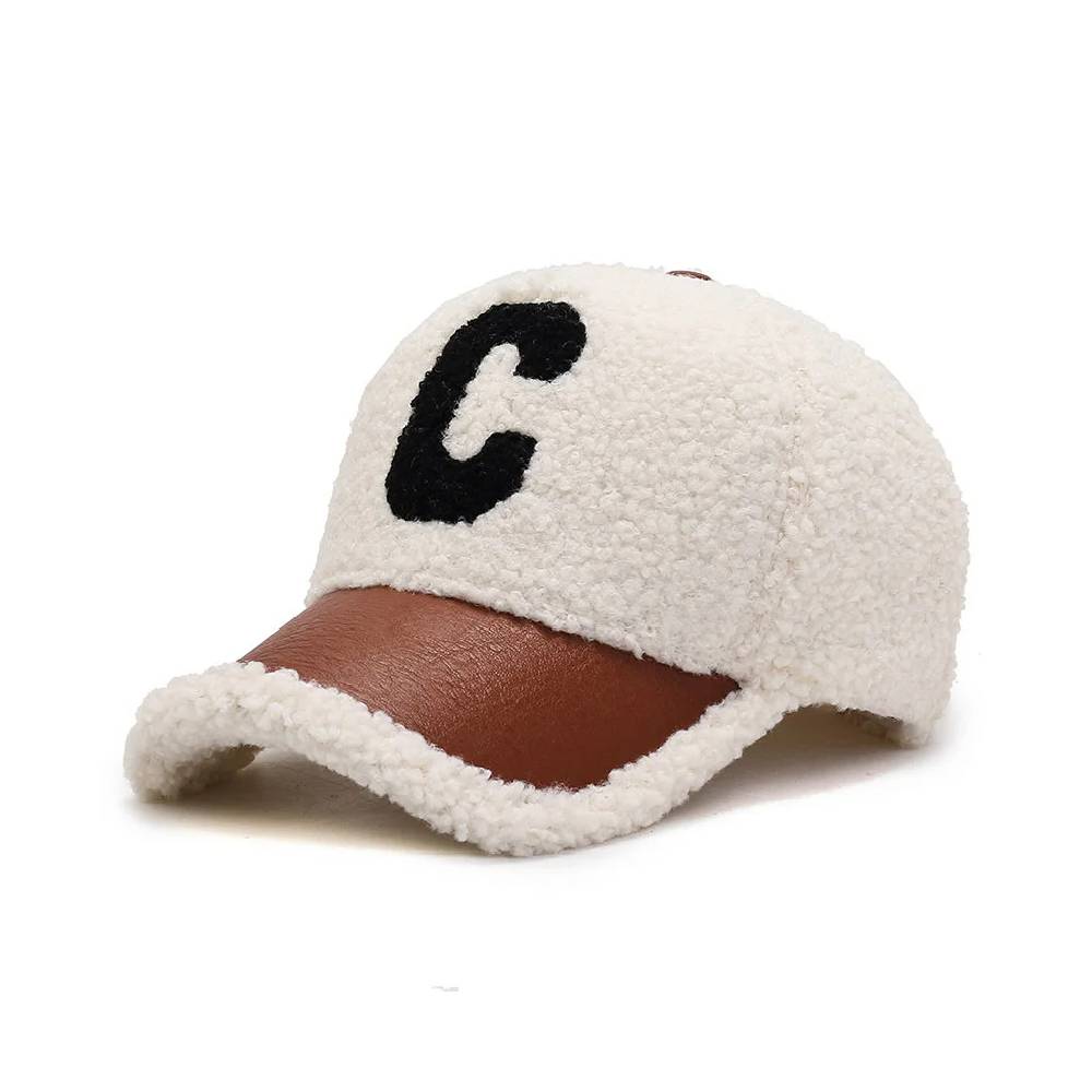 Raxiva-cozy lamb wool winter hat stay warm and stylish all season