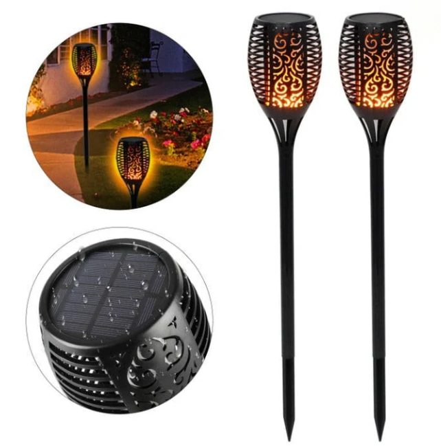 Raxiva-lampe solaire effet flamme jardin