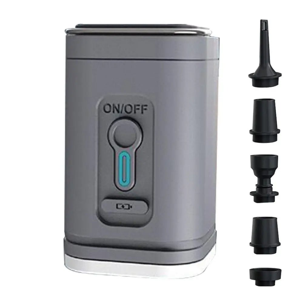 Raxiva-compact electric air mattress pump mini inflator 5 nozzles 0 5 psi 4500pa air compressor