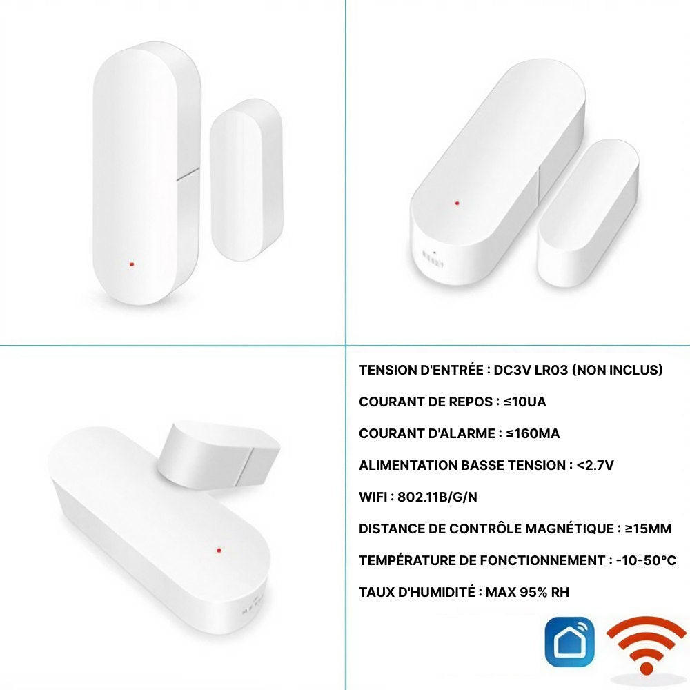 Raxiva-detecteur ouverture intelligente porte