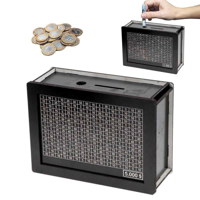 Raxiva-wooden piggy bank for adults with counter