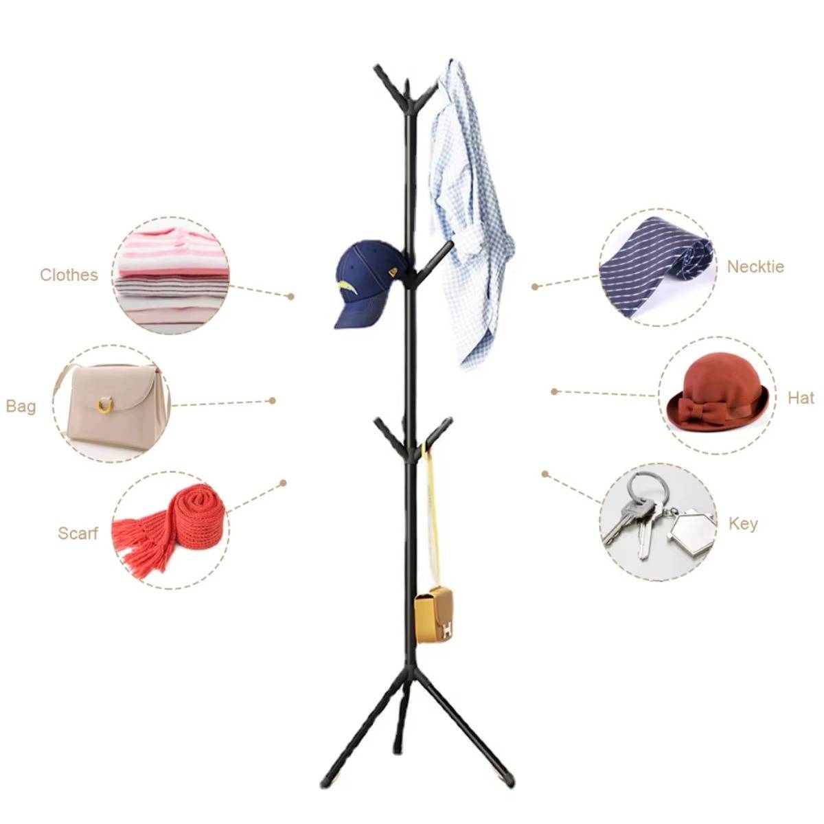Raxiva-floor standing clothing rack