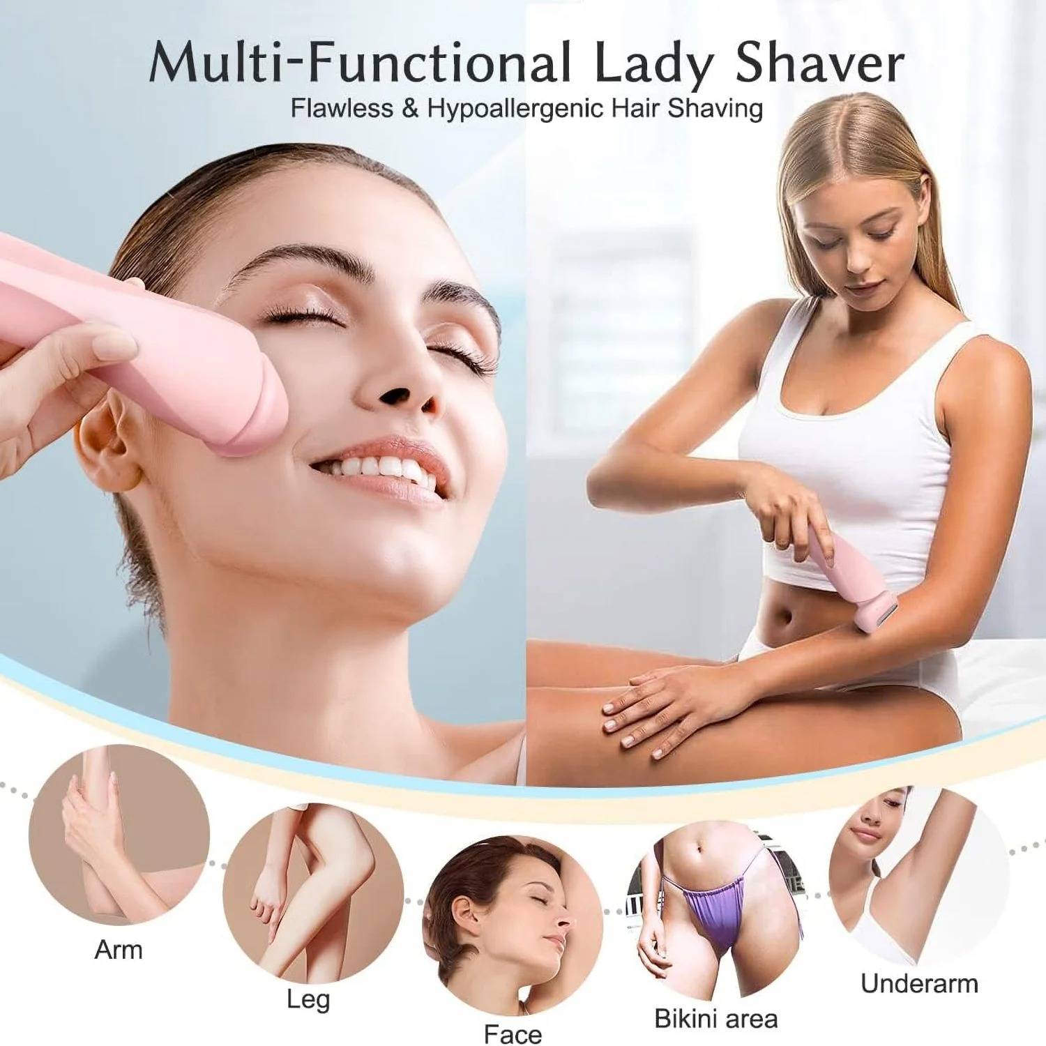 Raxiva-electric shaver for females