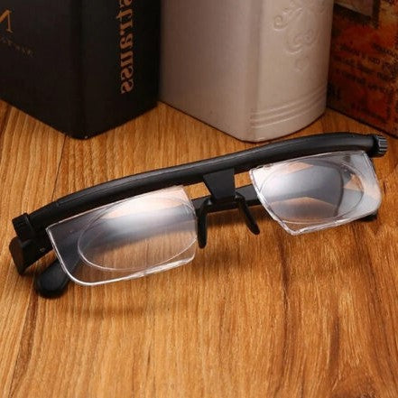 Raxiva-adjustable focus glasses for near and far vision
