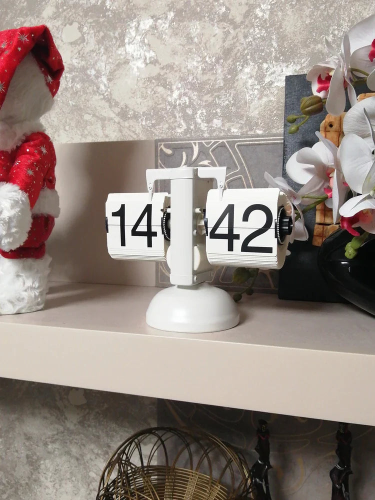 Raxiva-horloge vintage flip l elegance du temps