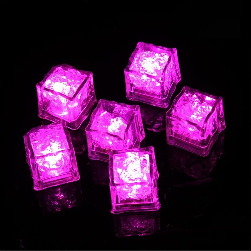 Raxiva-glowing led ice cubes fun fast flash water toys party decorations magical drinks