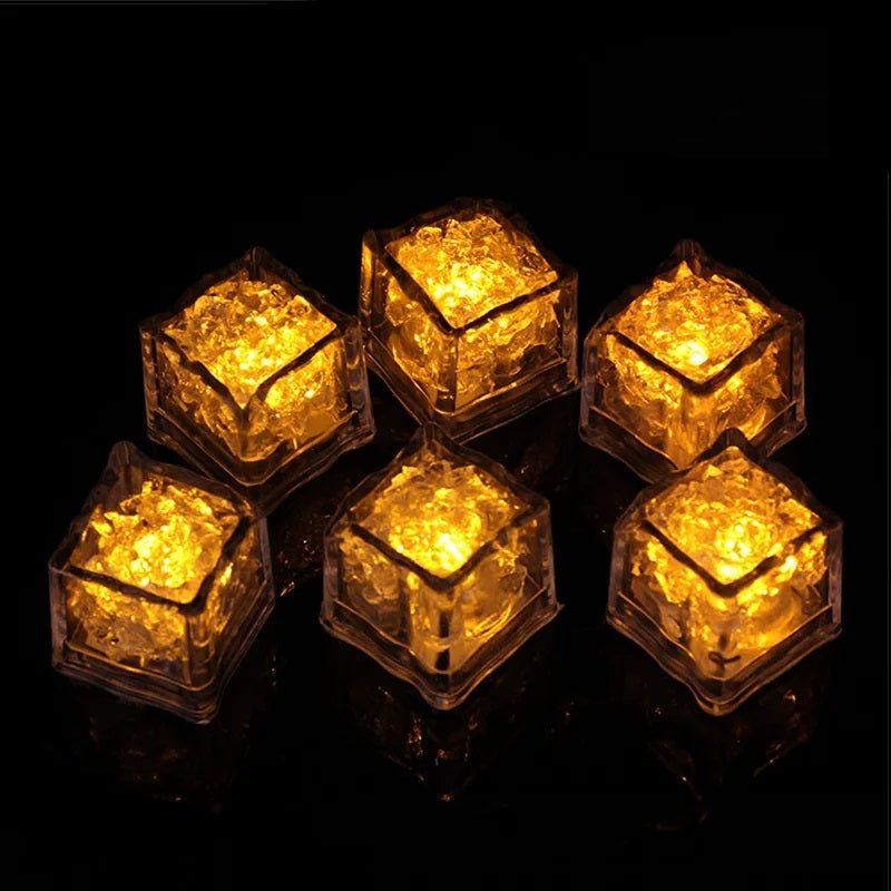 Raxiva-glowing led ice cubes fun fast flash water toys party decorations magical drinks