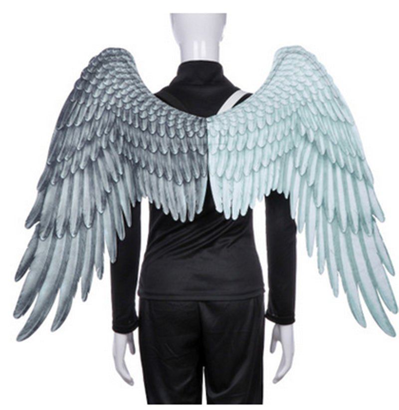 Raxiva-halloween 3d angel devil costume accessories big wings demon cosplay decoration