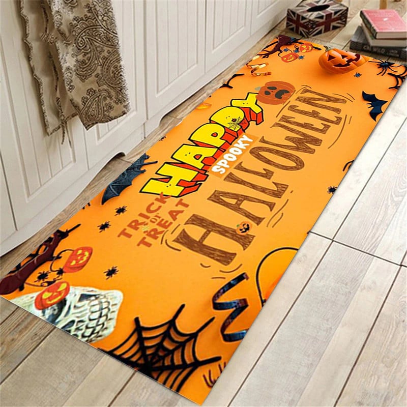 Raxiva-halloween bathroom rug set water absorbent anti slip floor mat