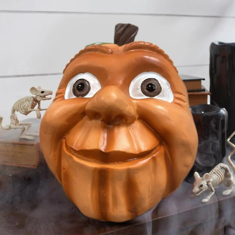 Raxiva-halloween pumpkin outdoor ghost party yard decor with pumpkin head