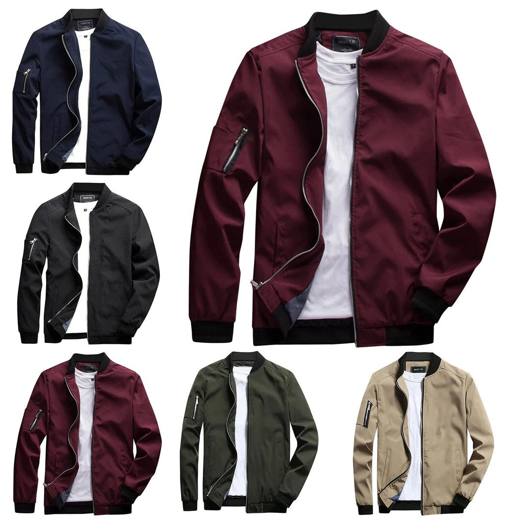 Raxiva-stylish short summer jacket men