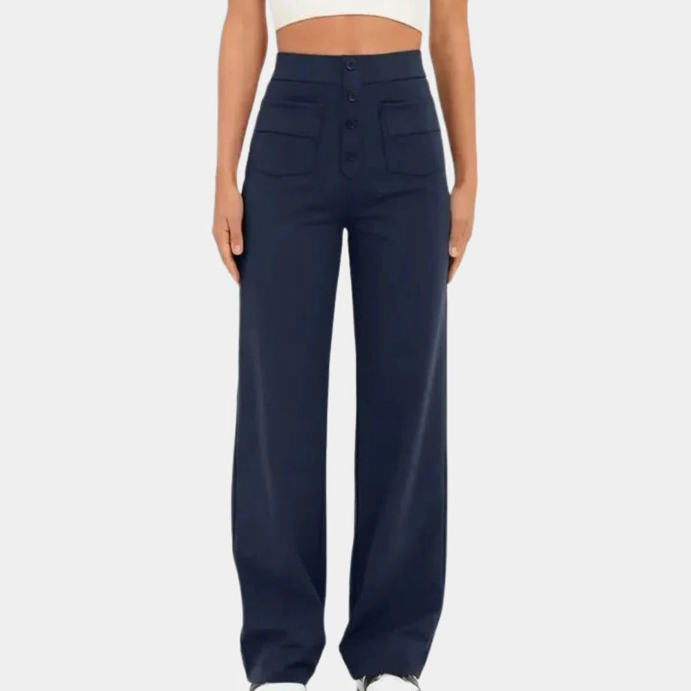Raxiva-casual high waisted womens pants