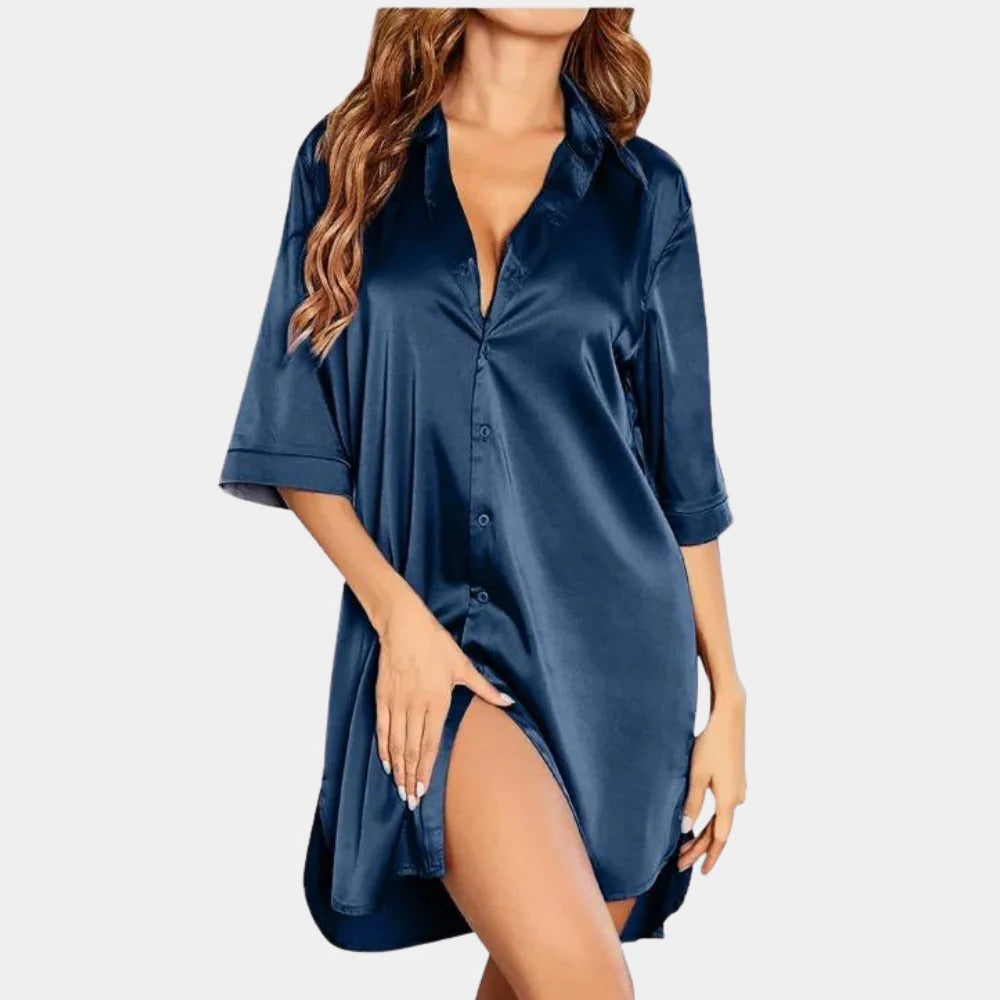 Raxiva-luxurious comfortable womens nightgown