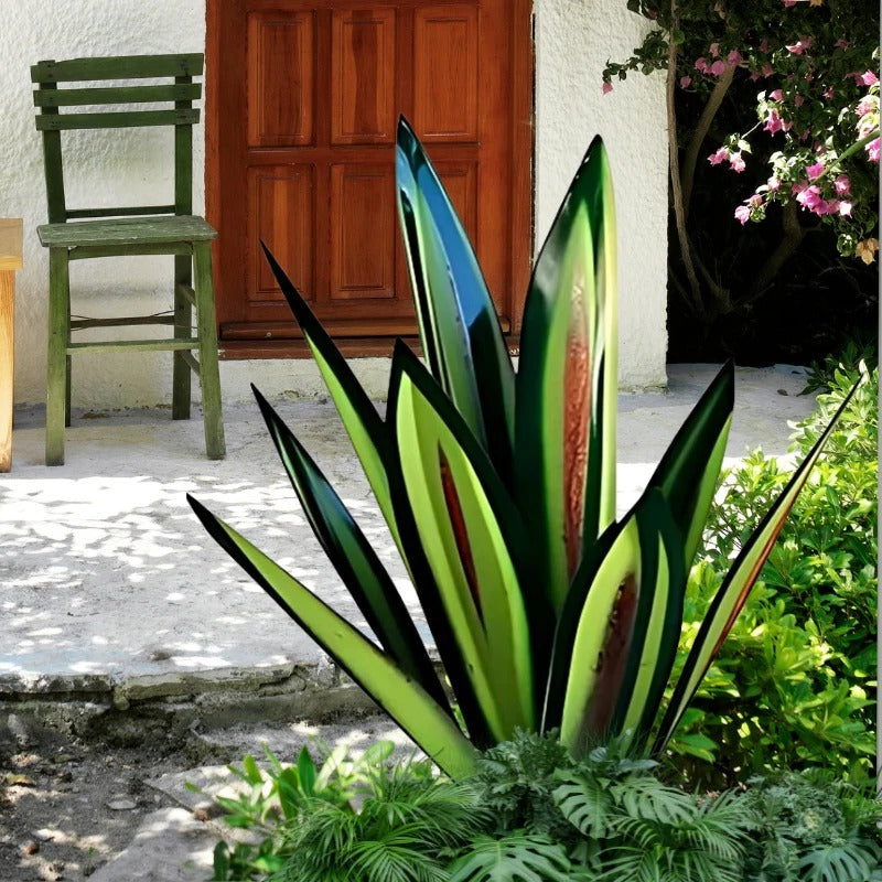 Raxiva-agave americana metal decor plant