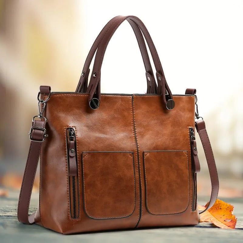 Raxiva-elegant leather bag