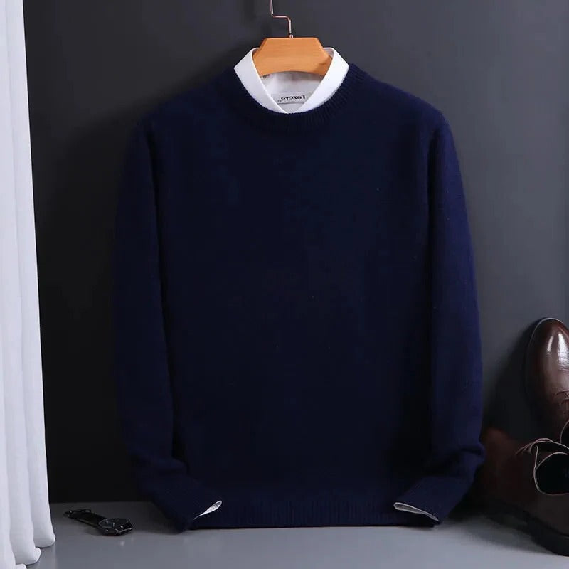 Raxiva-exclusive mens cashmere sweater