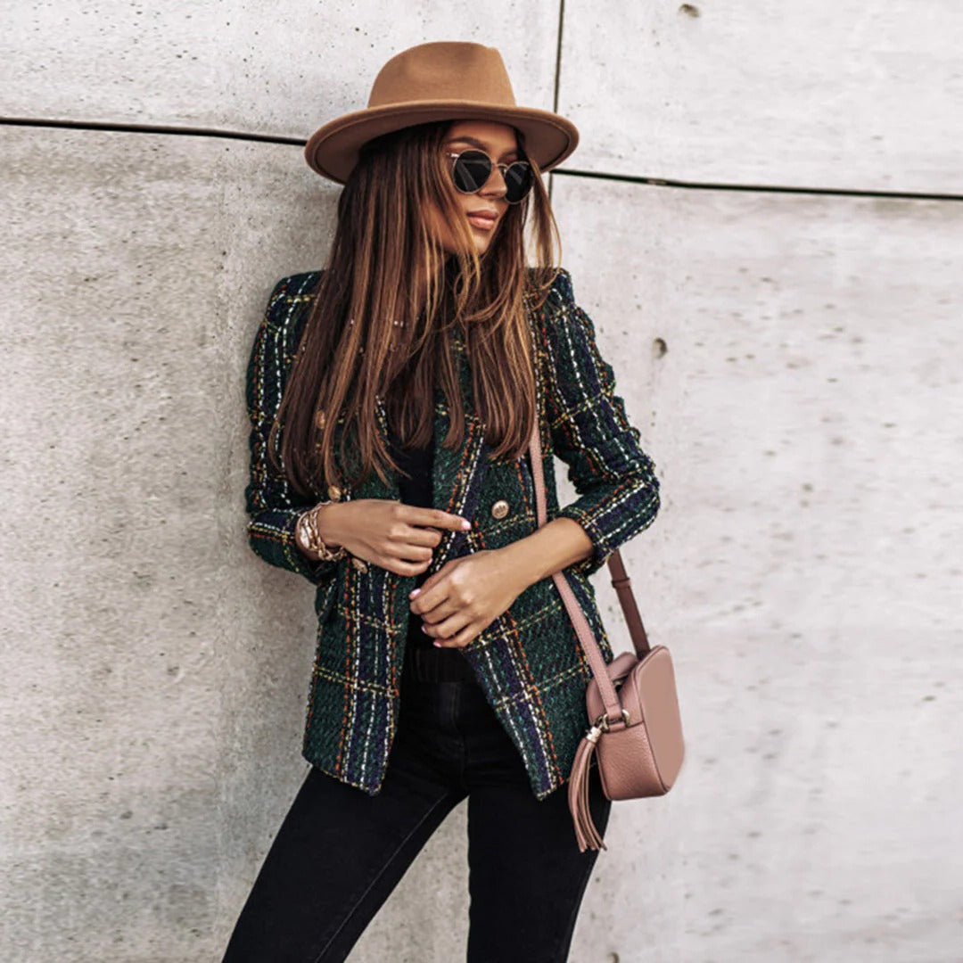 Raxiva-elegant blazer for women