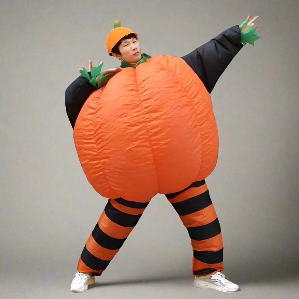 Raxiva-inflatable pumpkin costume fun eye catching versatile