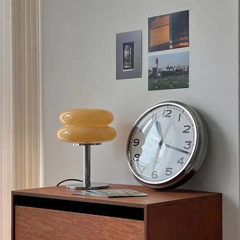 Raxiva-lampe chevet minimaliste verre charme retro elegance intemporelle