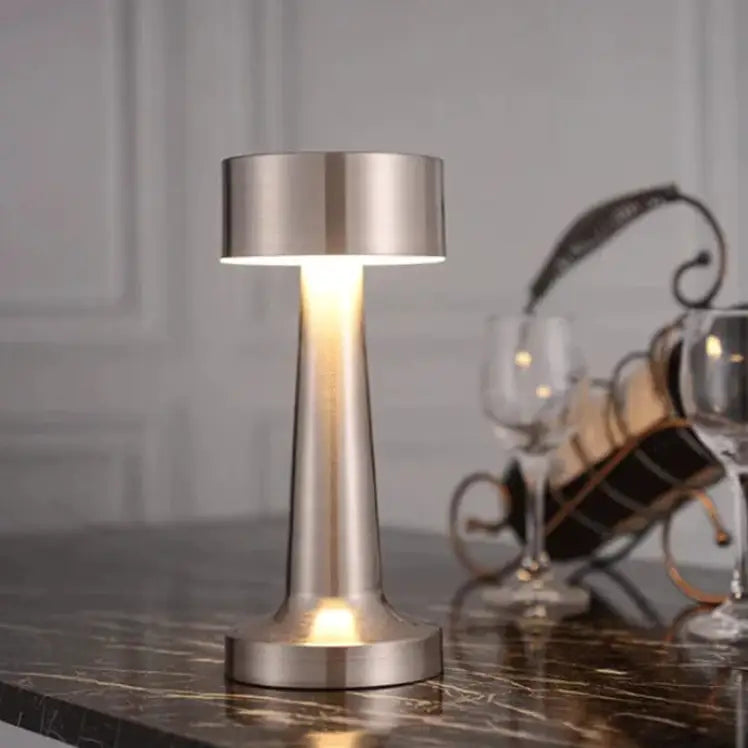 Raxiva-lampe de table led retro chic or