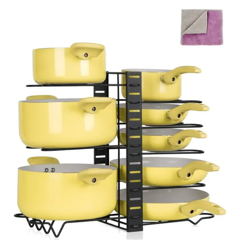 Raxiva-organisateurs casseroles poeles ajustables