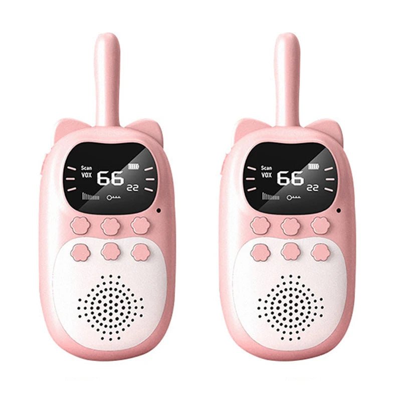 Raxiva-rechargeable kids walkie talkie 3km range handheld radio fun birthday gift