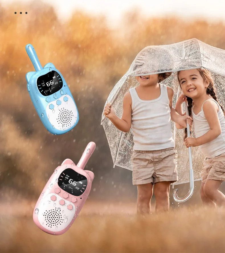 Raxiva-rechargeable kids walkie talkie 3km range handheld radio fun birthday gift